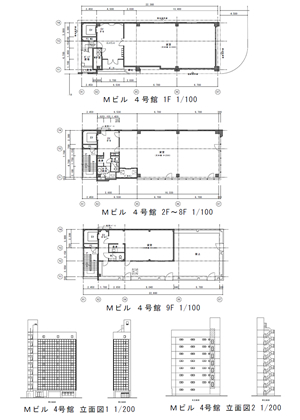 Mビル4号館平面図